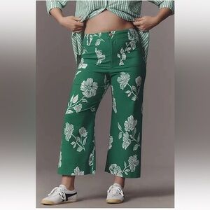 Anthropologie The Colette Magic Fabric Crop Wide-Leg Pants. Size 31P. MSRP $130